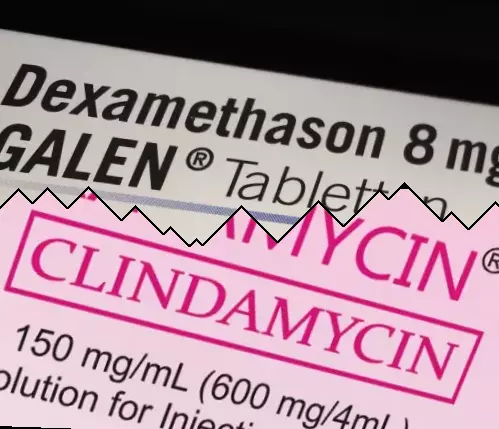 Dexaméthasone contre Clindamycine