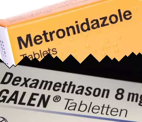 Métronidazole contre Dexaméthasone
