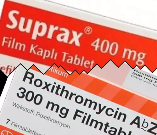 Suprax contre Roxithromycine